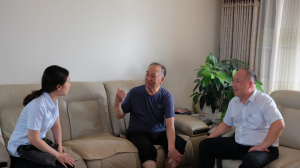 集團公司走訪慰問部隊轉業老干部！